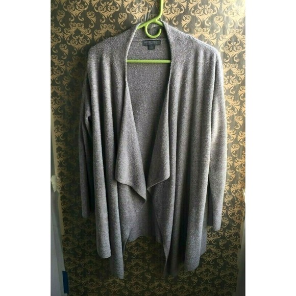 Barefoot Dreams CozyChic Lite Calypso Waterfall Open Cardigan - Size 1X Plus - Picture 1 of 11